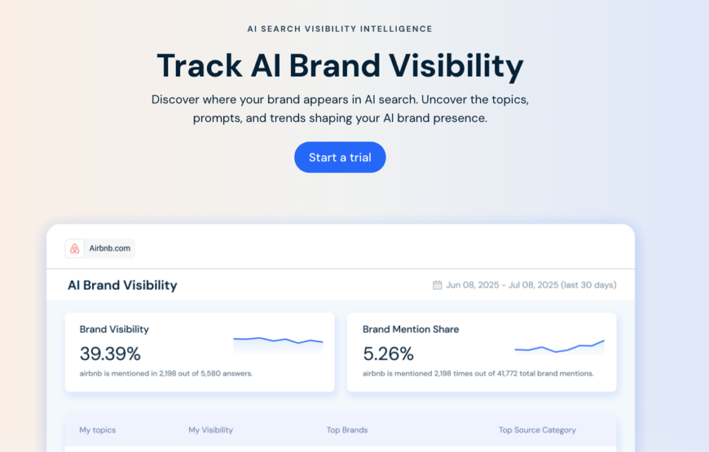 Công cụ AI Visibility